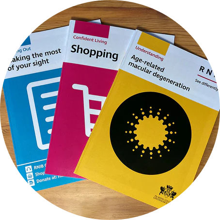 RNIB publications information booklets