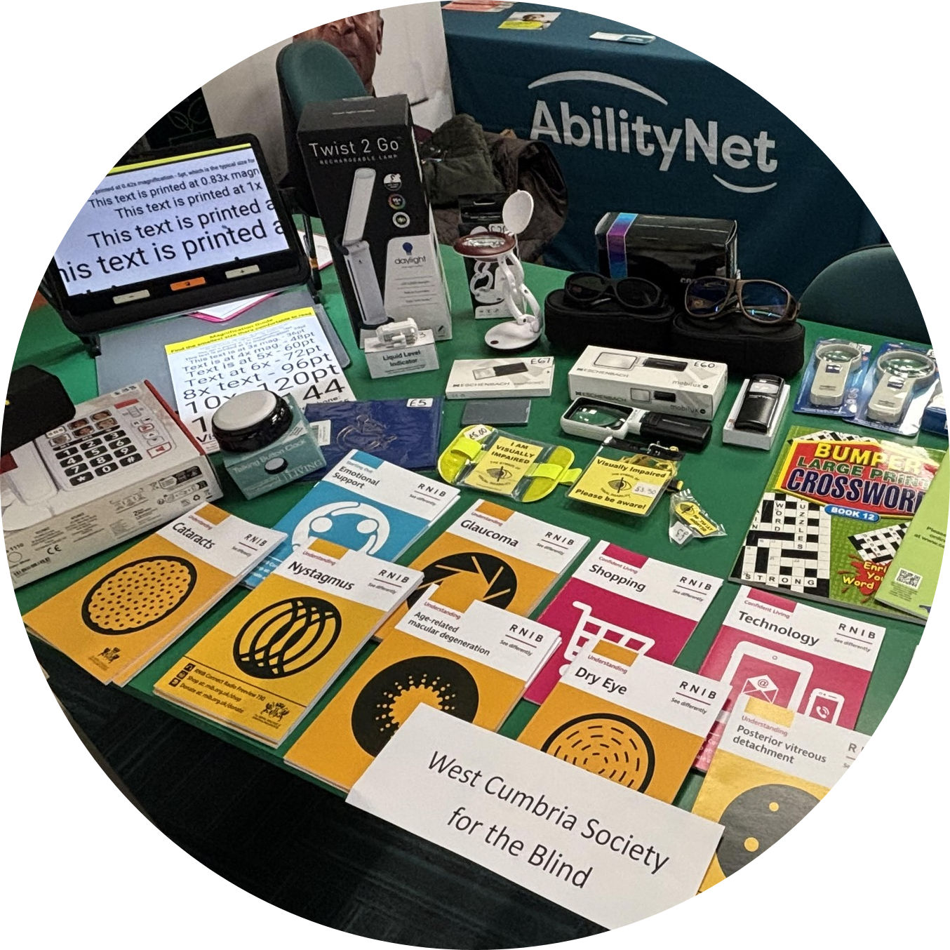 Display of Independent Living Aids